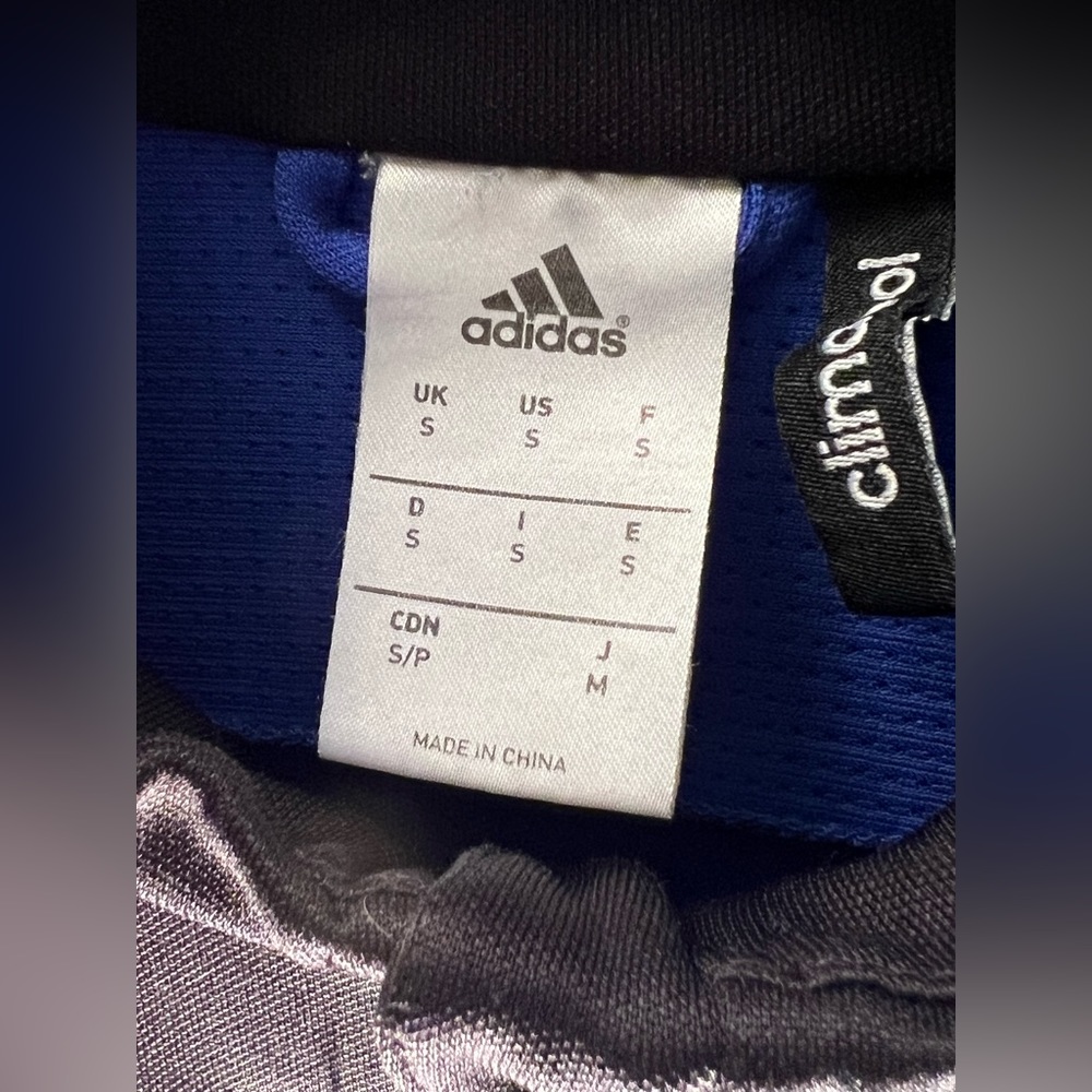 Adidas Clima-cool Striped Zipper Track Jacket Men’s Size Small - Picture 3 of 3